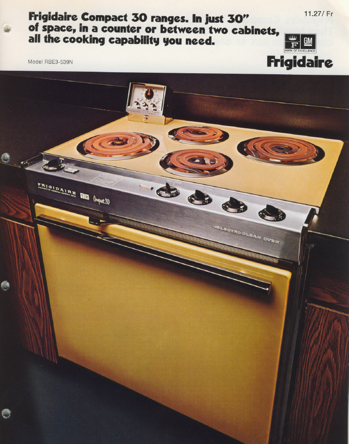 Frigidaire Compact 30 Manual