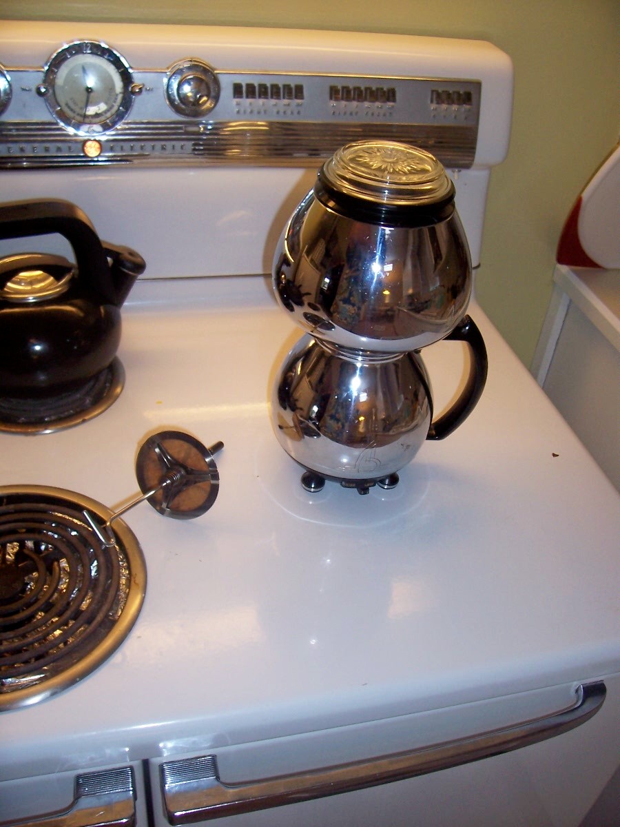 Vintage Silex PYREX Vacuum Double Bubble Glass Coffee Percolator Set