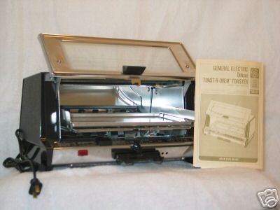 Vintage GE Toast 'N Broil Toaster Oven A3T50 Tested WORKING