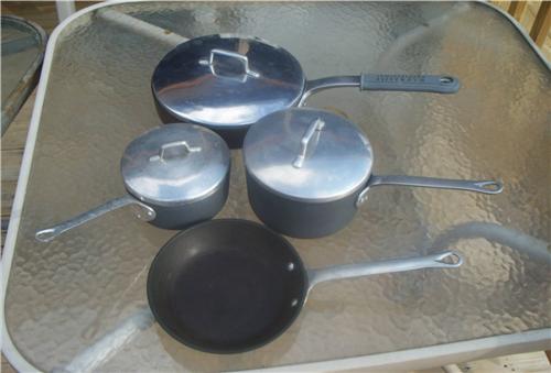 Magnalite GHC USA Professional 4 Pieces 1, 2, 7 Quart Pot & Pans Set