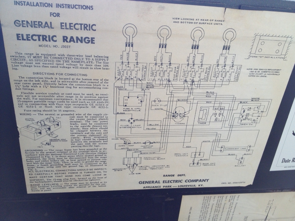 I must be crazy - 1960 GE Range