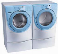 Blue whirlpool deals washer and dryer