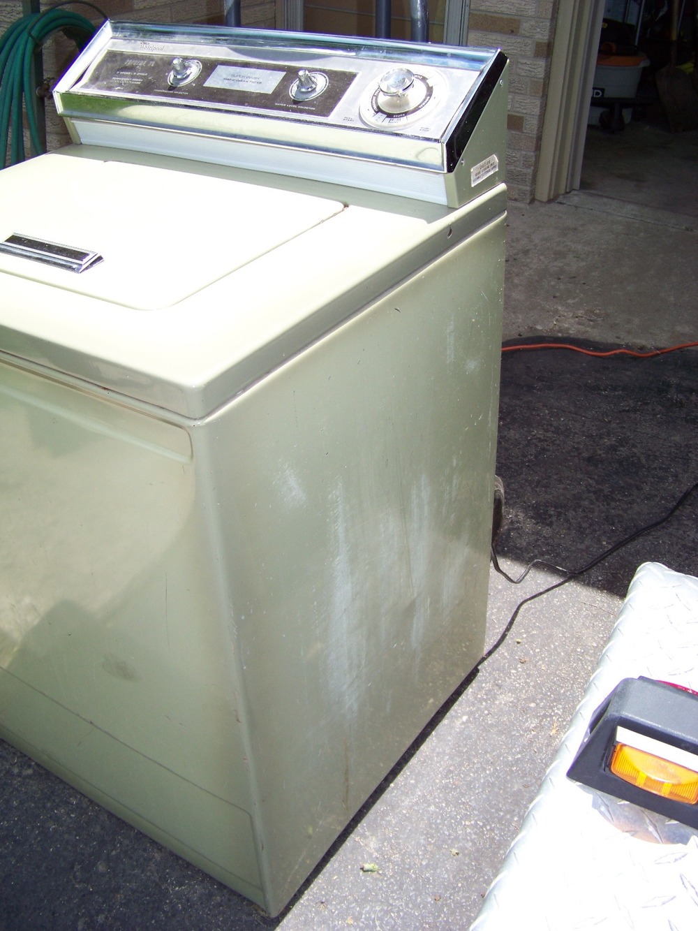 Green Whirlpool Washer