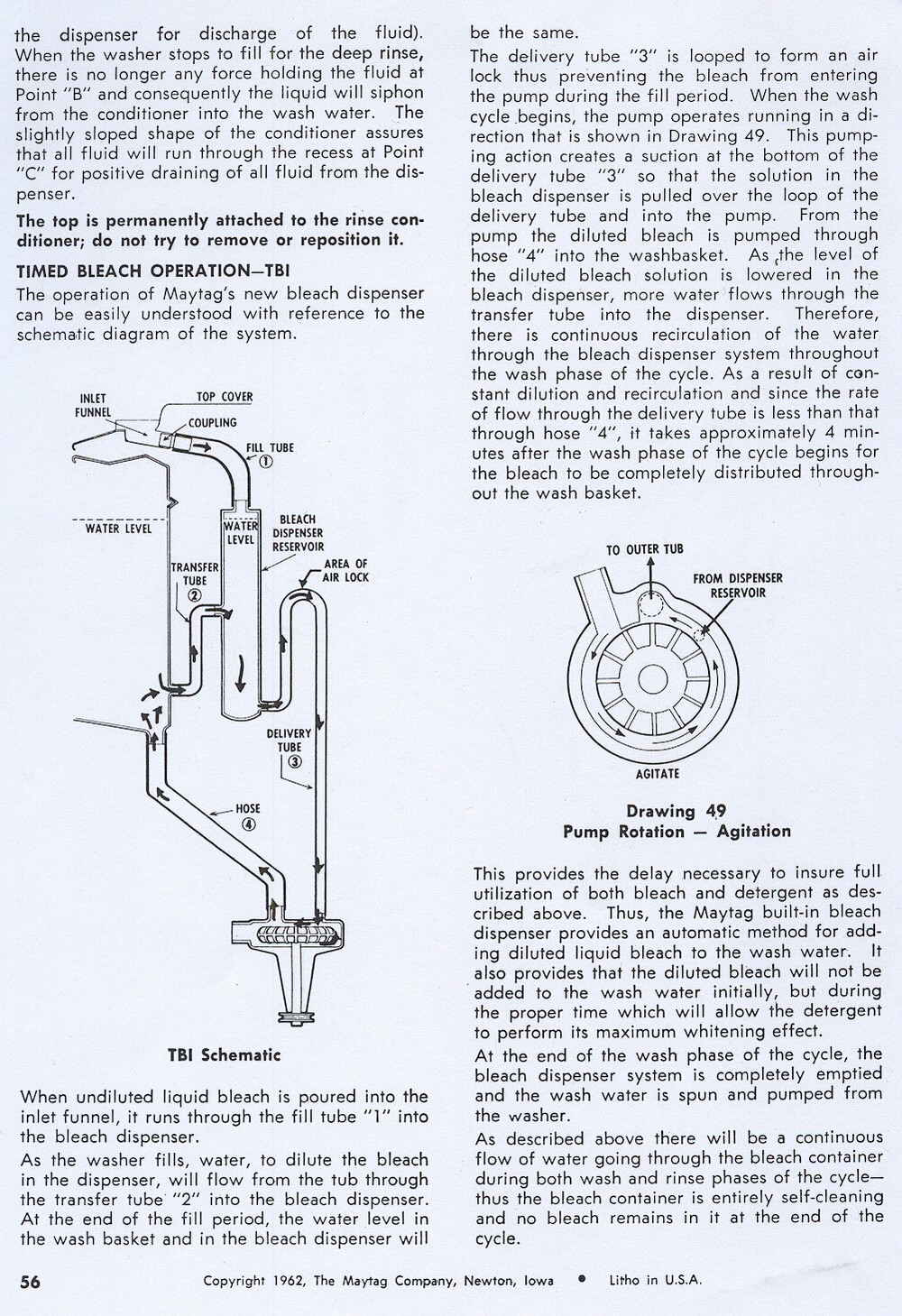 Maytag's Timed Bleach Injector System