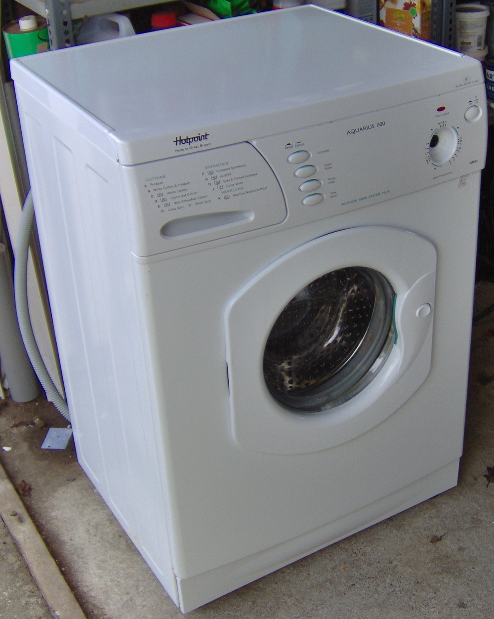 hotpoint 1100 washing machine