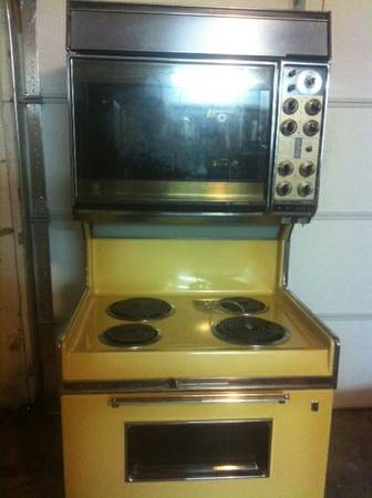 Vintage double store oven electric range