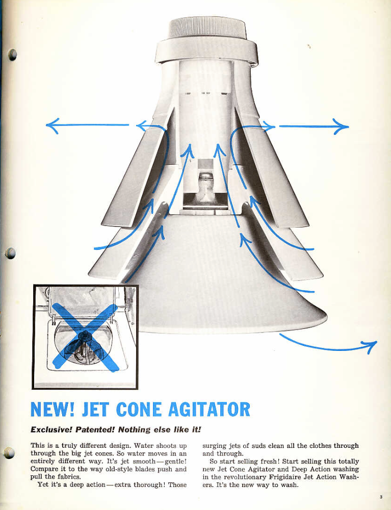 frigidaire jet cone washer