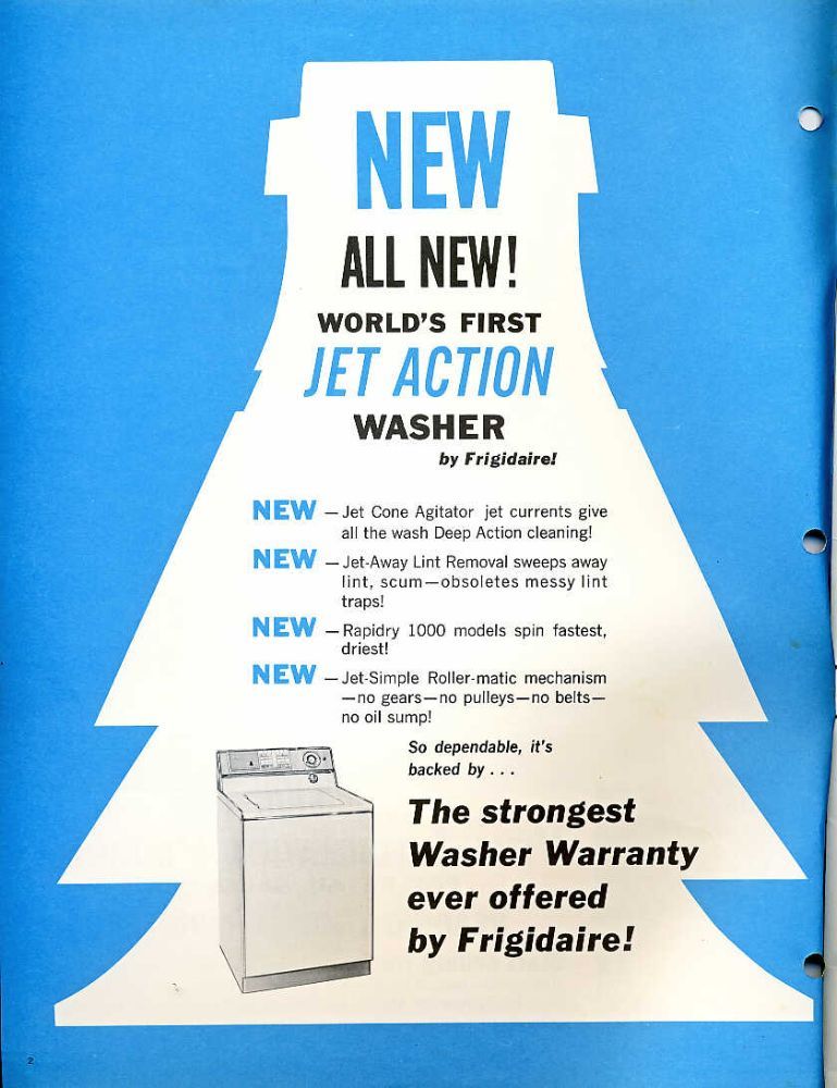 frigidaire jet cone washer