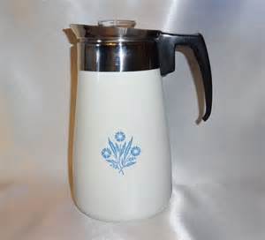 Corning Ware Cornflower 10 cup Percolator Coffee Pot -  Nederland