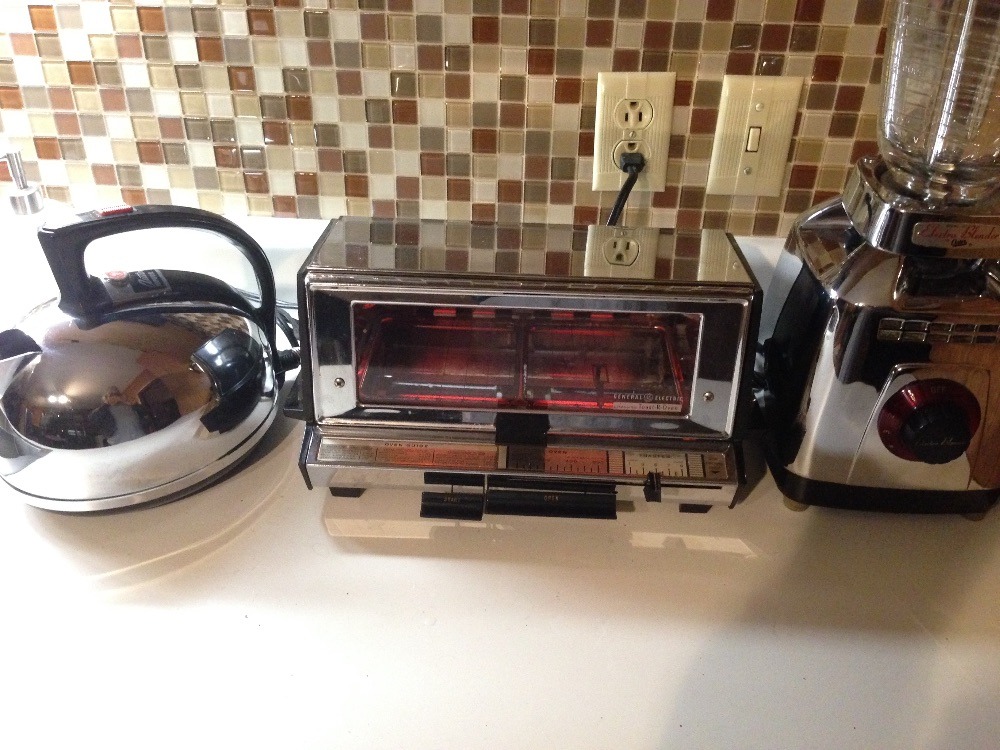 Vintage Mid-century Chrome GE Toaster, General Electric Automatic Popup  Toaster, Atomic Era Toaster, 50's Kitchen Appliance 
