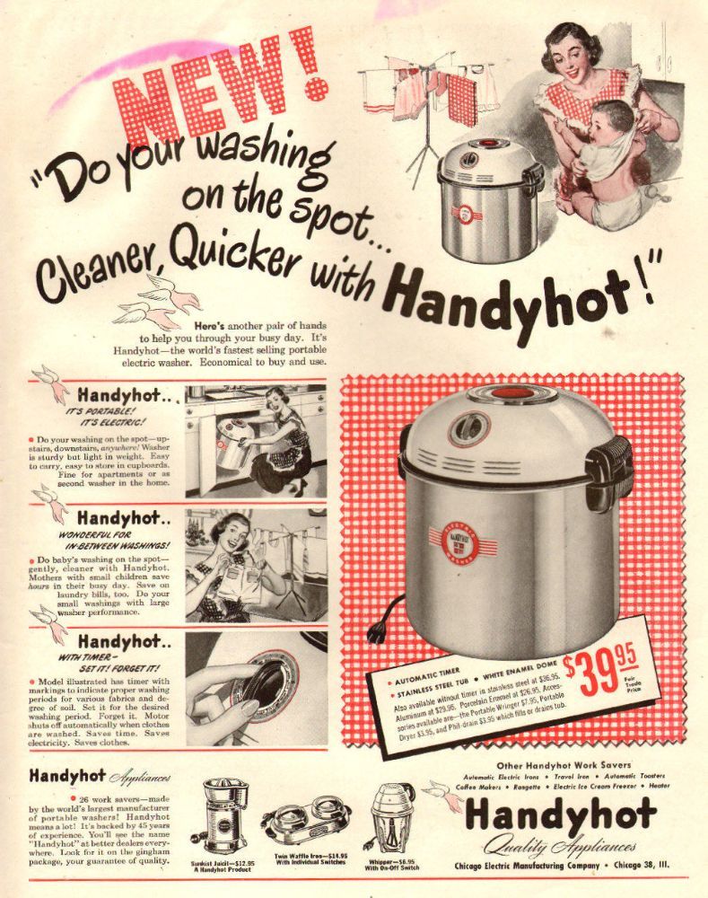 handy hot washing machine