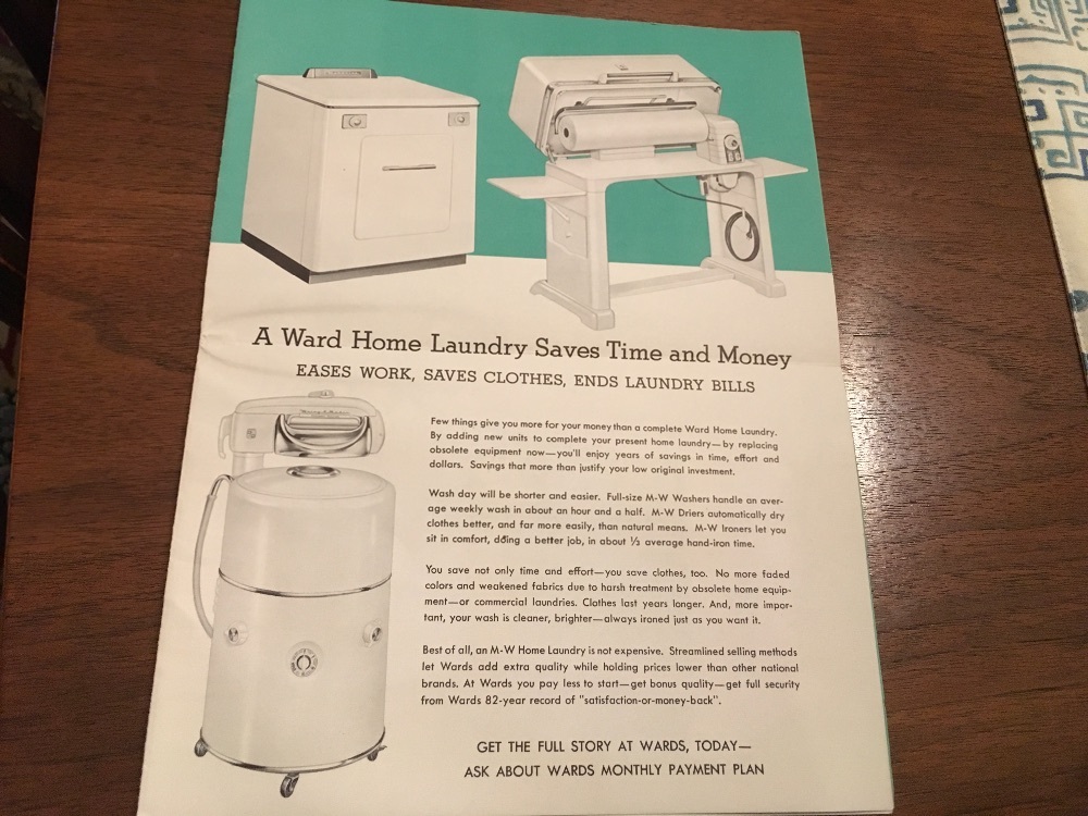 montgomery ward wringer washer