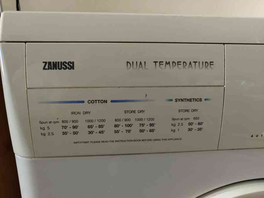 Zanussi Oven temperature dial. Is the dot for the 100, the 150 or 125?. For  an accurate 150°C should I line up with the 5? Such a small space between  the end