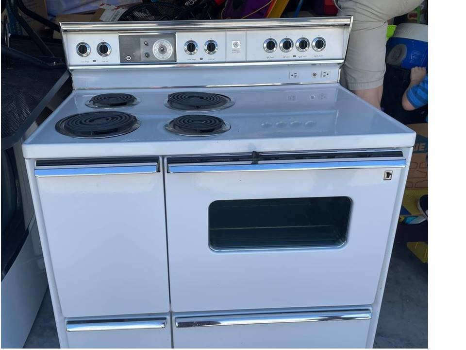 Vintage 50's Sears Kenmore Extra Wide Electric Stove for Sale in